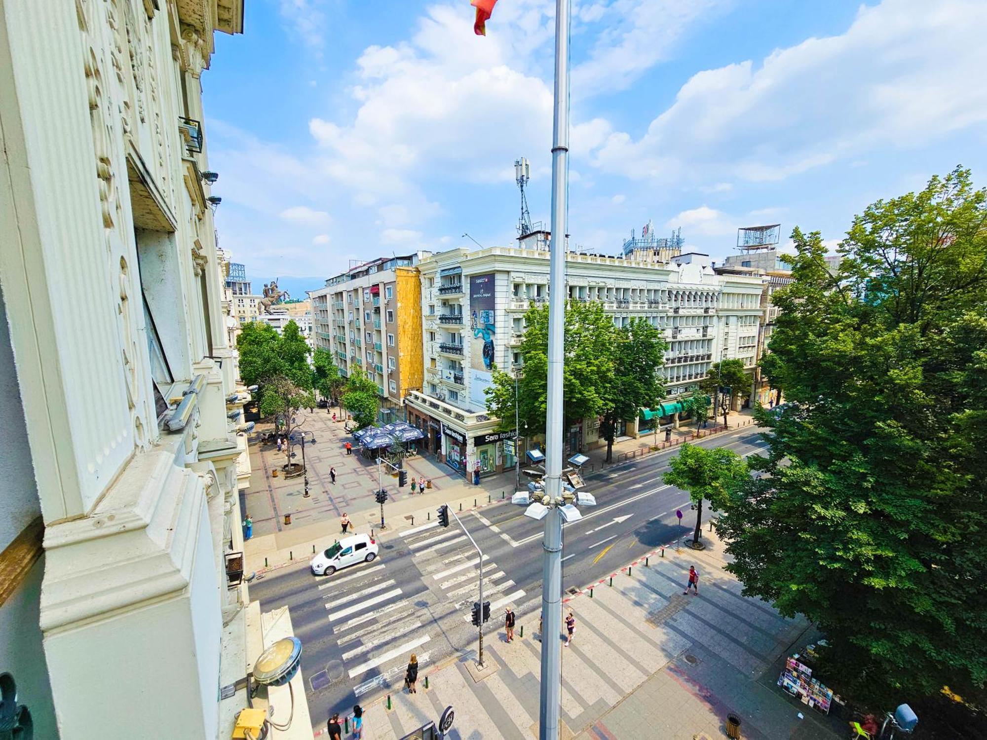 Fantazy Apartment Main Square Skopje Eksteriør bilde