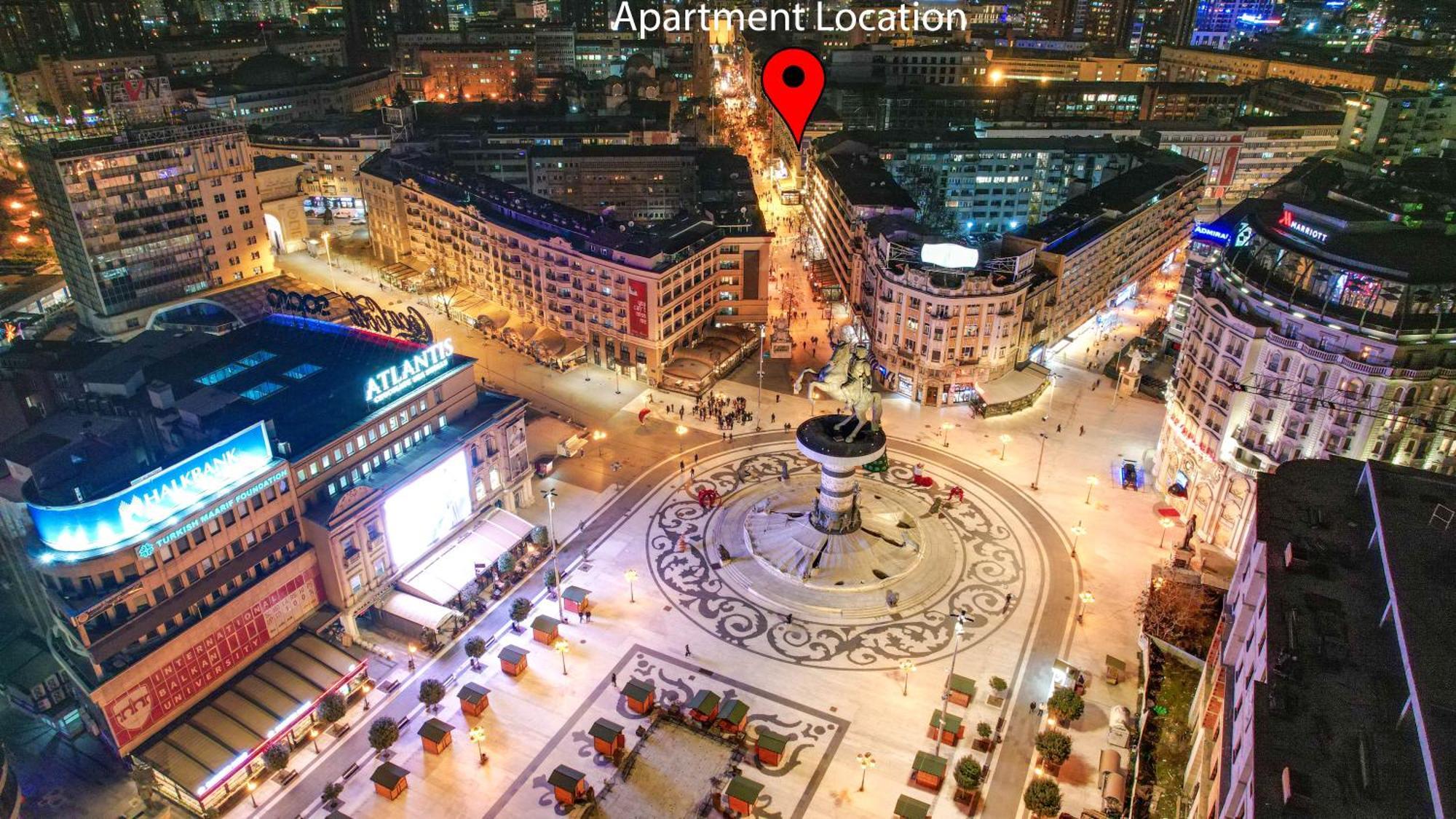 Fantazy Apartment Main Square Skopje Eksteriør bilde