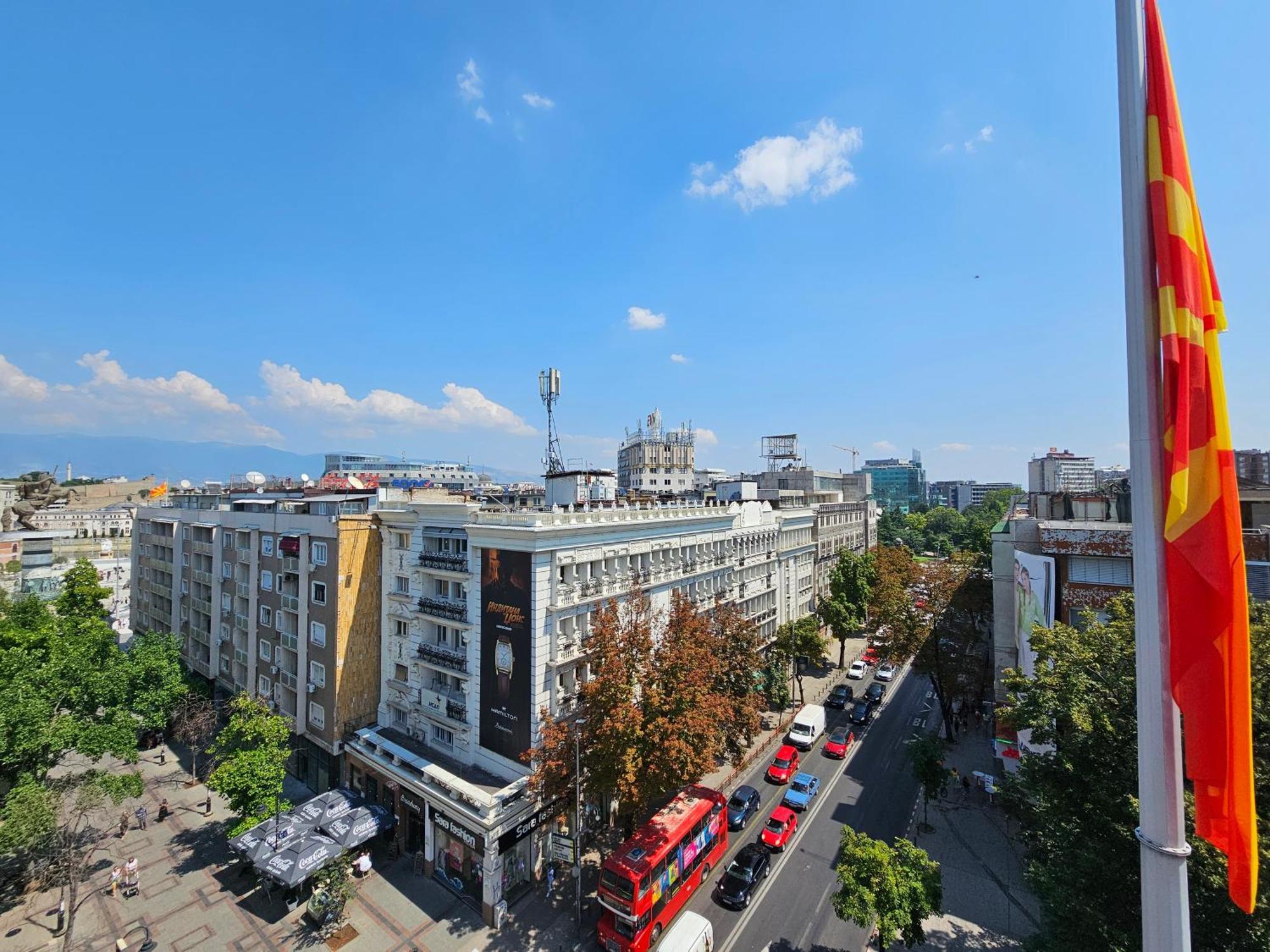 Fantazy Apartment Main Square Skopje Eksteriør bilde